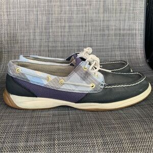 Sperry Top-Sider Intrepid 2 Eye Navy Boat Shoes Loafers Women’s Size 9.5